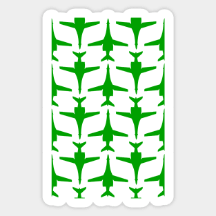 Rockwell B-1 Lancer - Green & Black Pattern Unswept Design Sticker